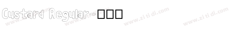 Custard Regular字体转换